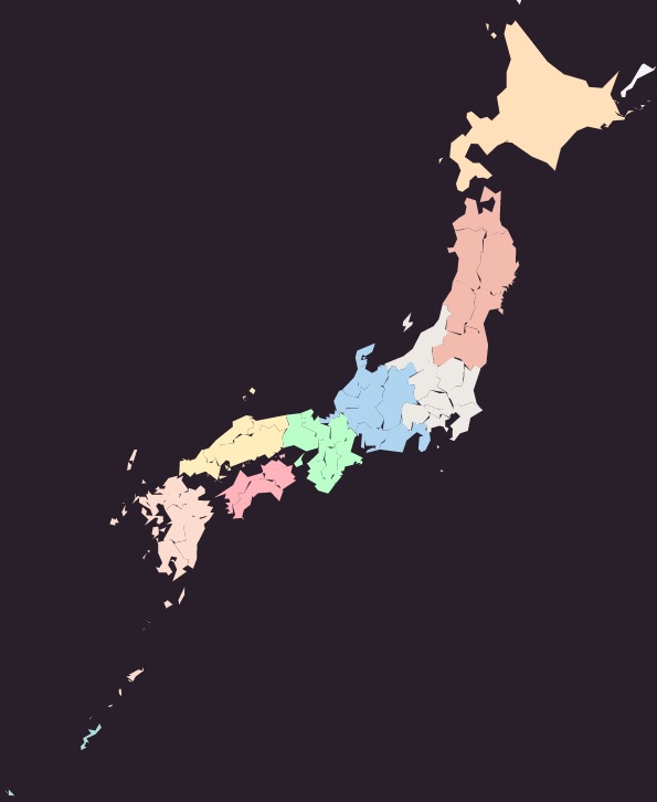 japan map